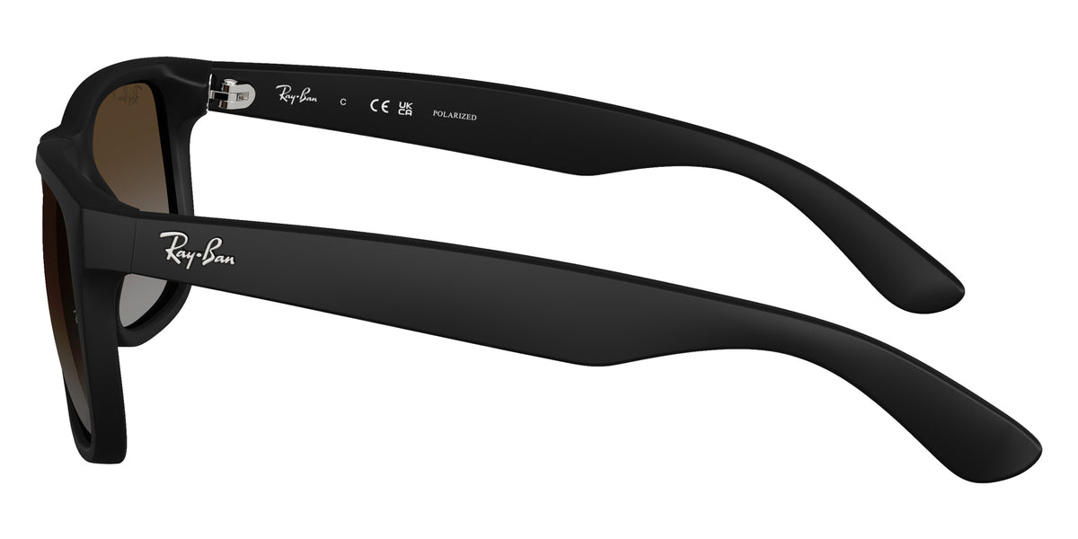 Ray-Ban RB4165 Justin Classic 622/T5 51 - Rubber Black / Polarized Light Gray Gradient Brow #id:rb4165622t5_s:100110