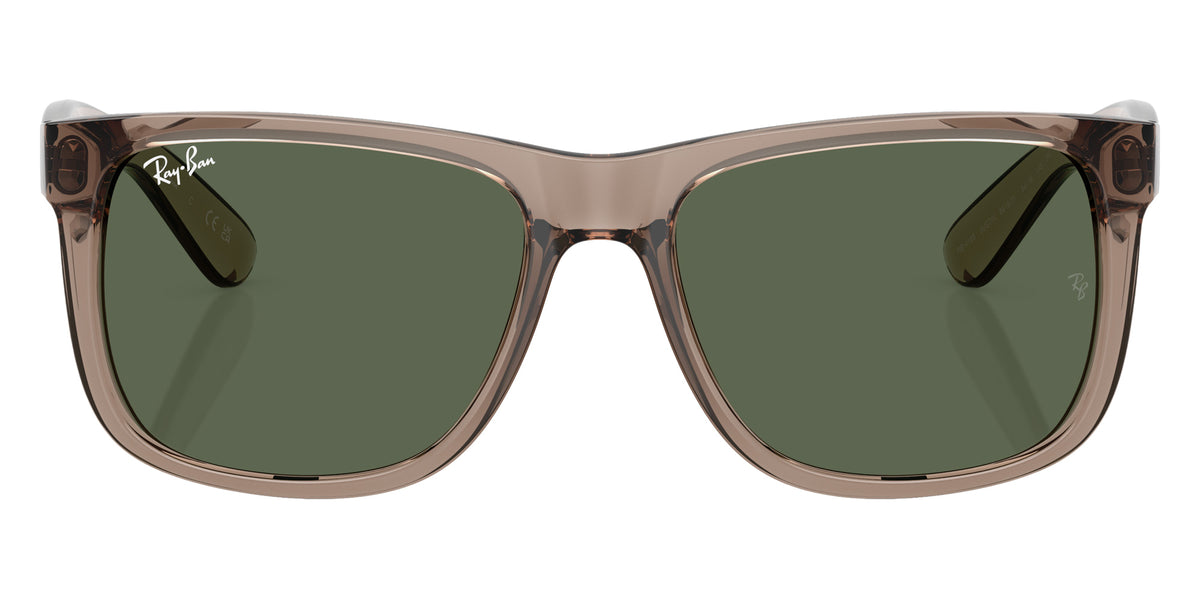 Ray-Ban RB4165 Justin Classic 691871 51 - Transparent Brown / Dark Green #id:rb4165691871_s:108100