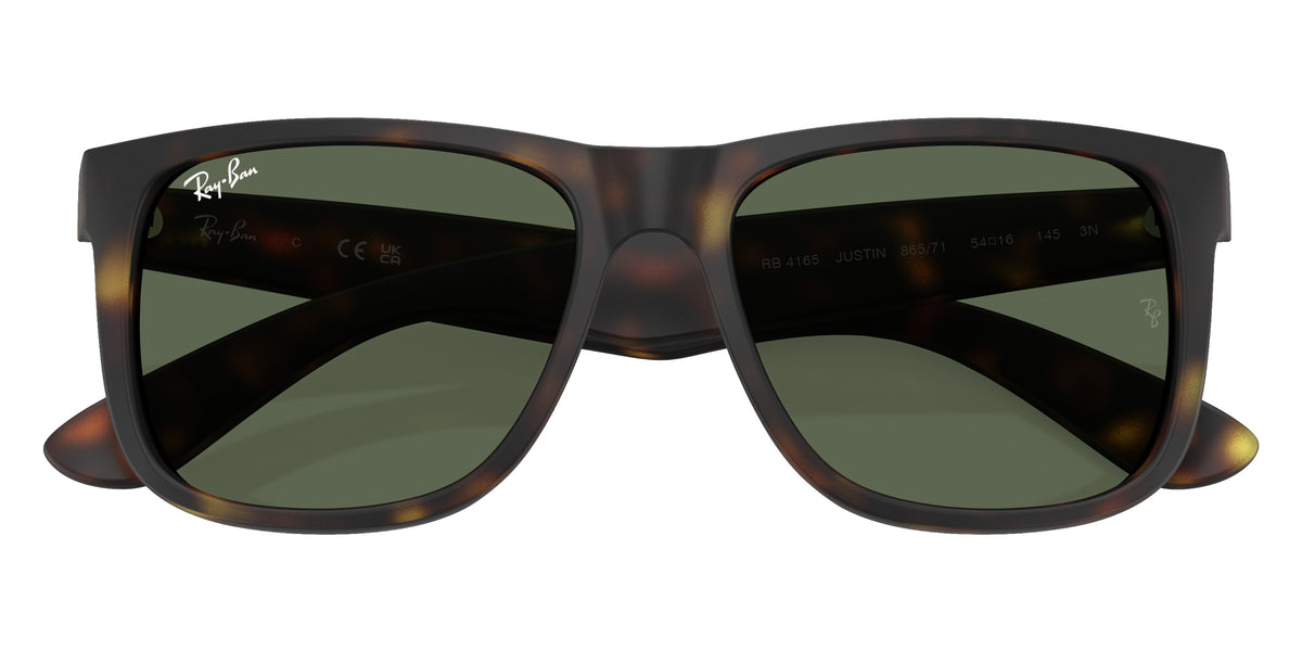 Ray-Ban RB4165 Justin Classic 865/71 51 - Rubber Havana / Dark Green #id:rb416586571_s:112125