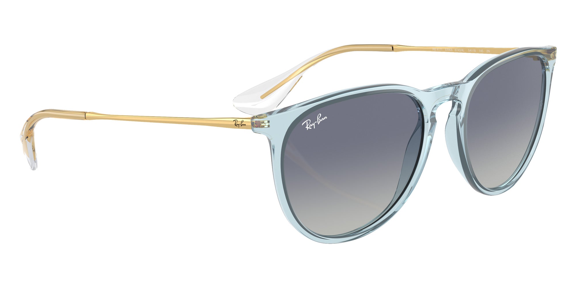 Ray-Ban RB4171 Erika Classic 67434L 54 - Transparent Light Blue / Gray/Blue #id:rb417167434l_s:100120
