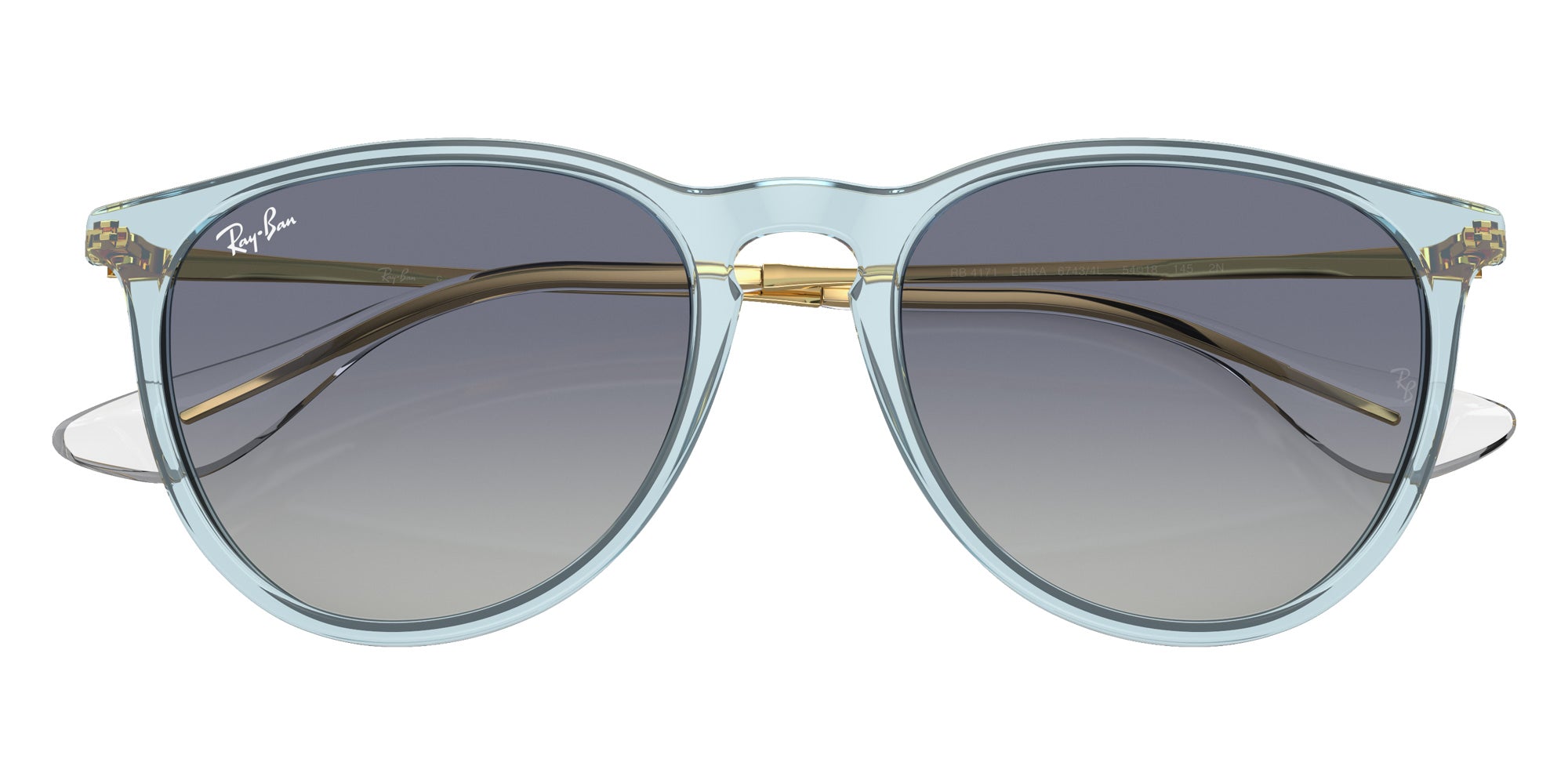 Ray-Ban RB4171 Erika Classic 67434L 54 - Transparent Light Blue / Gray/Blue #id:rb417167434l_s:100125