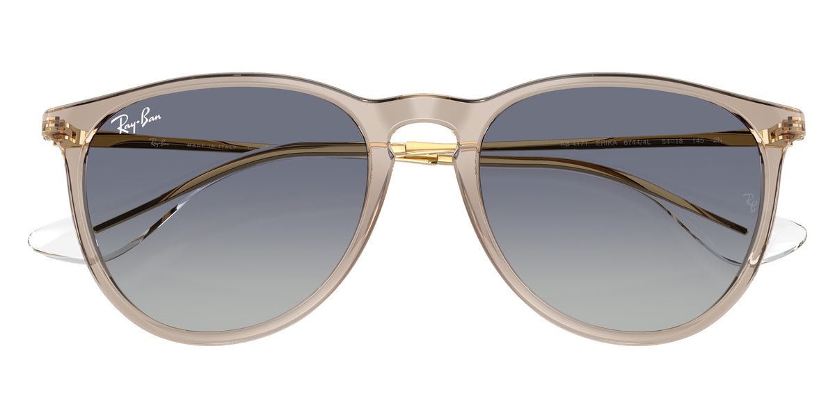 Ray-Ban RB4171 Erika Classic 67444L 54 - Transparent Light Brown / Light Gray Gradient Dark Blue #id:rb417167444l_s:104125