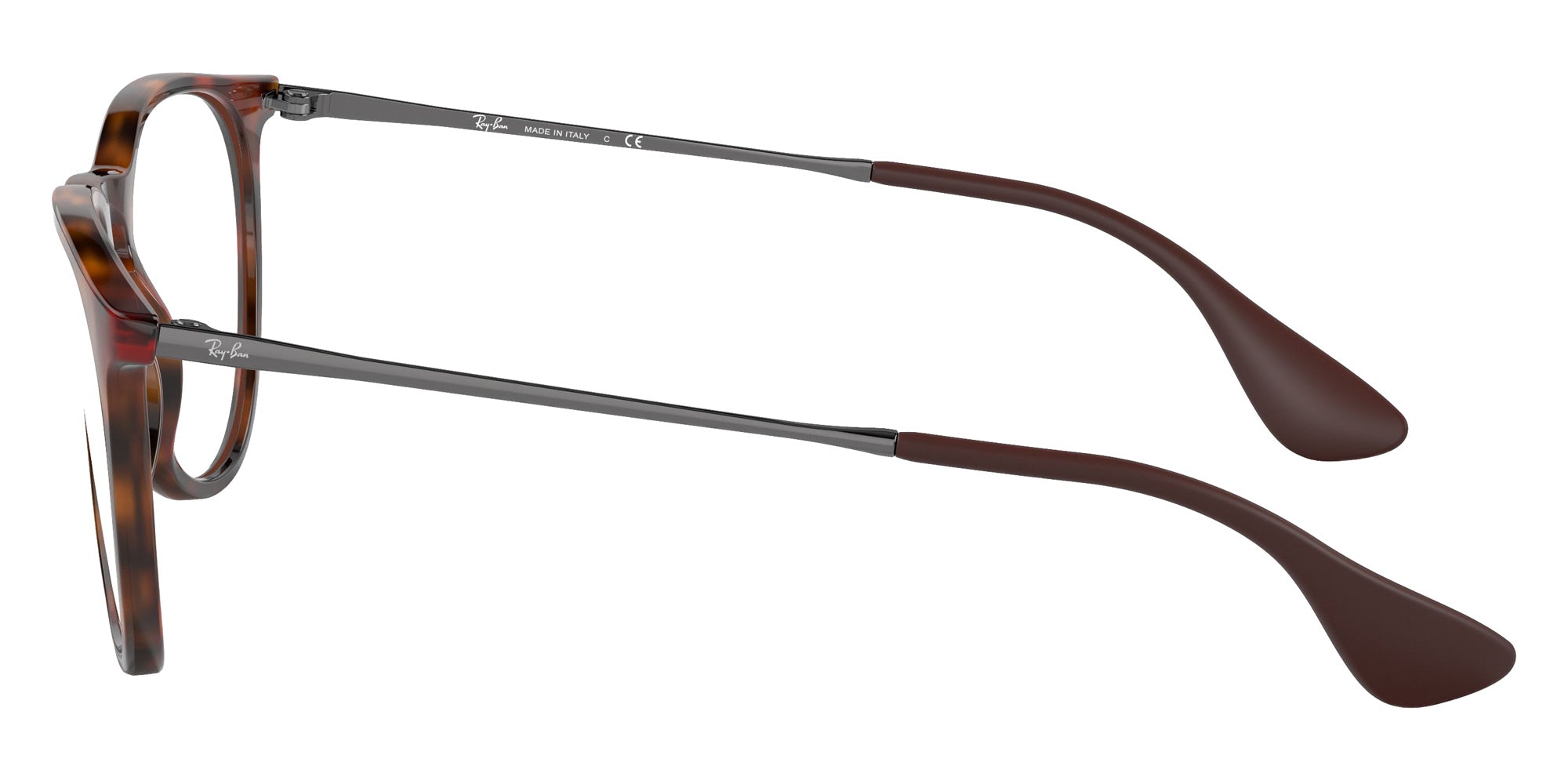 Ray-Ban RB4171F Erika Blue-Violet Light Clear 865/SB 54 - Havana / Clear Mirrored #id:rb4171f865sb_s:100110