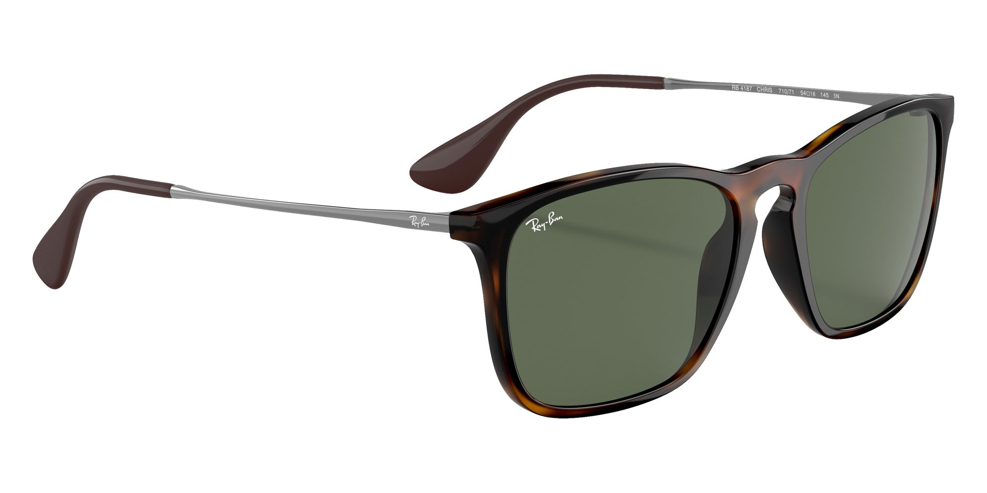 Ray-Ban RB4187 Chris 710/71 54 - Light Havana / Dark Green #id:rb418771071_s:102120