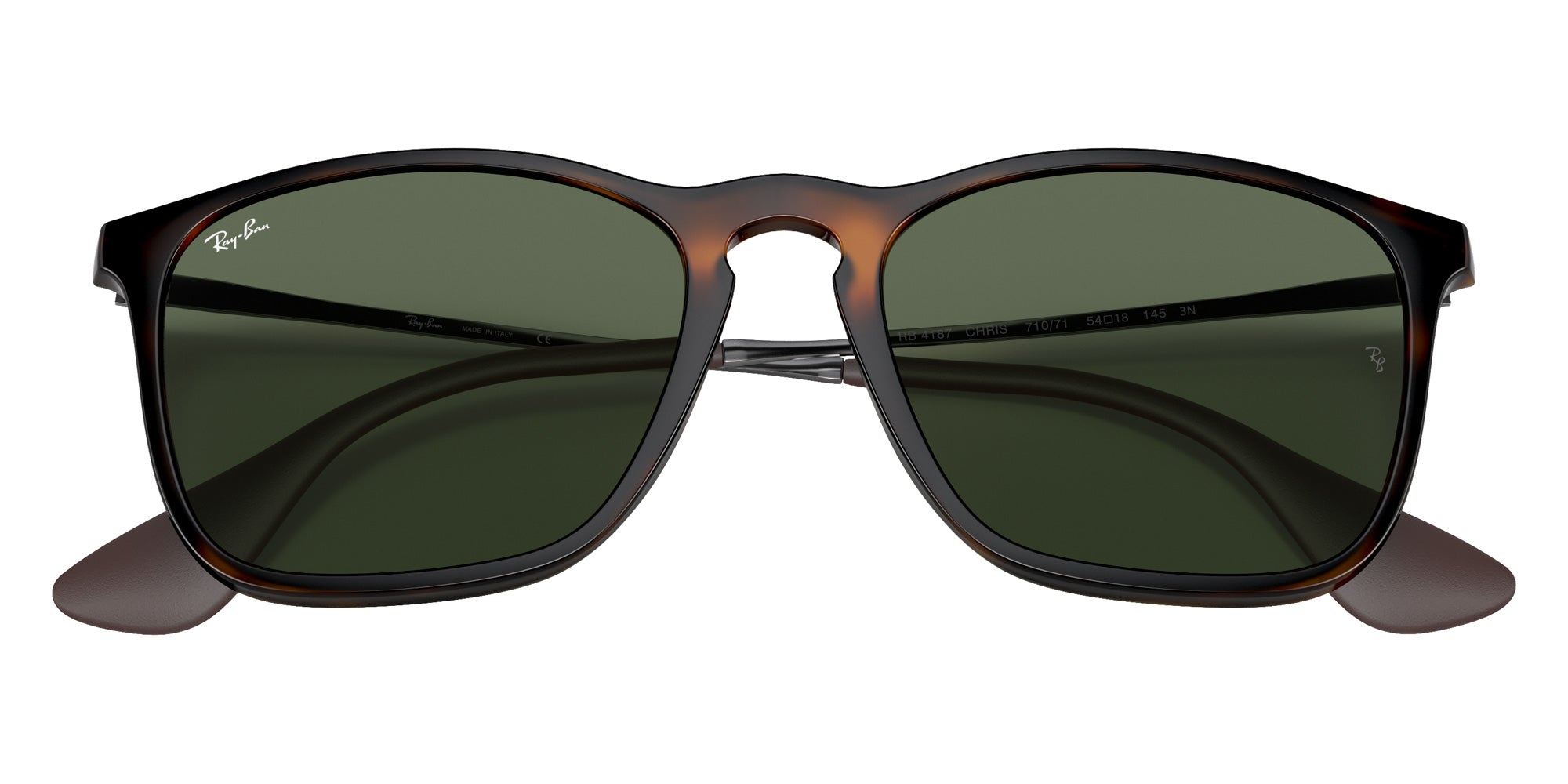 Ray-Ban RB4187 Chris 710/71 54 - Light Havana / Dark Green #id:rb418771071_s:102125
