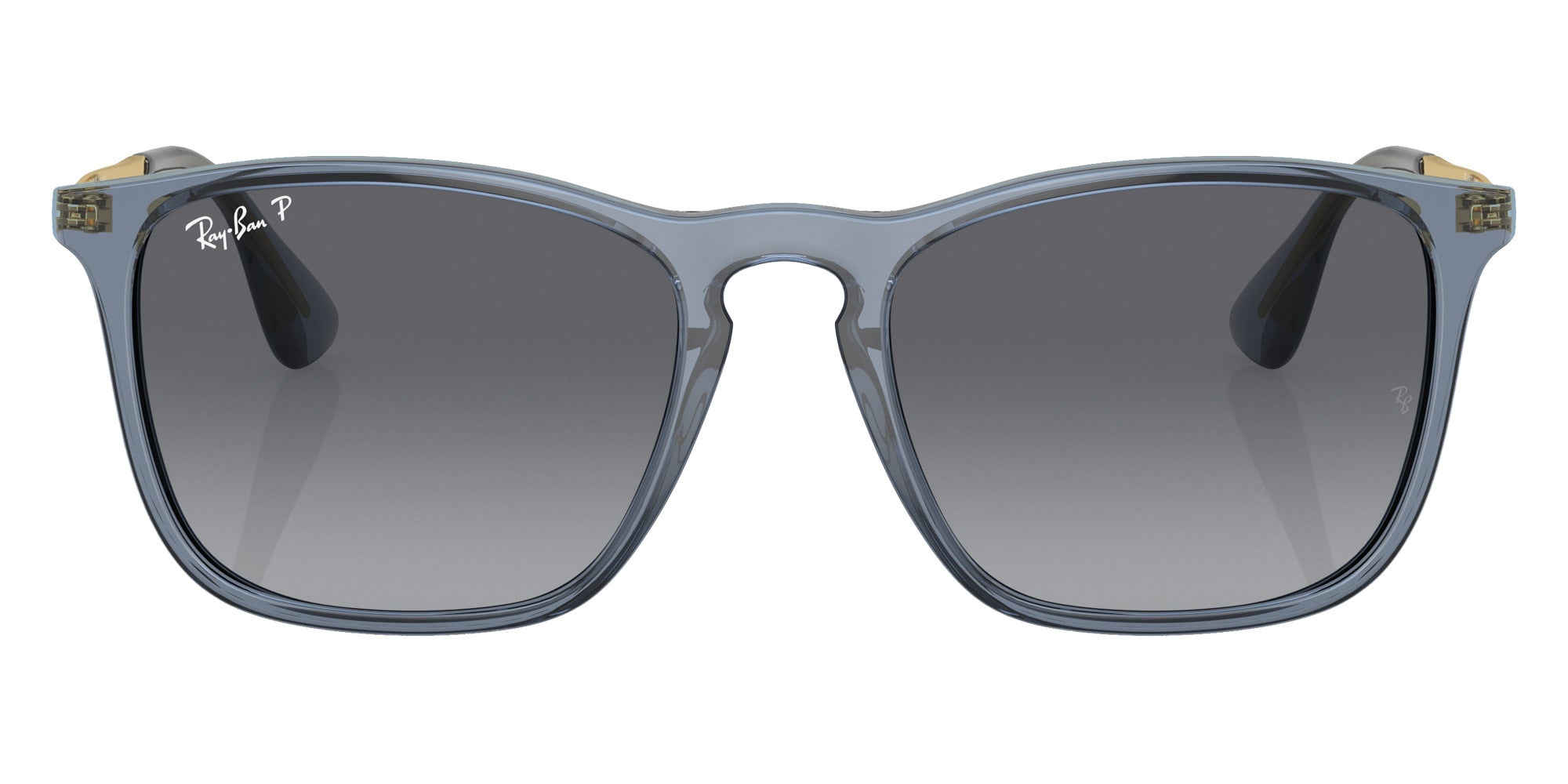 Ray-Ban RB4187F Chris 6592T3 54 - Transparent Blue / Gray Polarized #id:rb4187f6592t3_s:100100