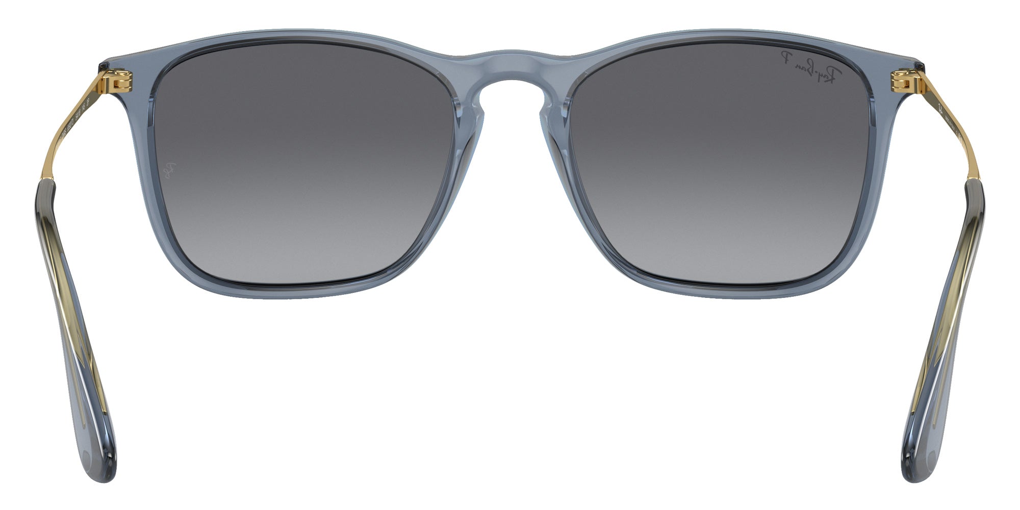 Ray-Ban RB4187F Chris 6592T3 54 - Transparent Blue / Gray Polarized #id:rb4187f6592t3_s:100115