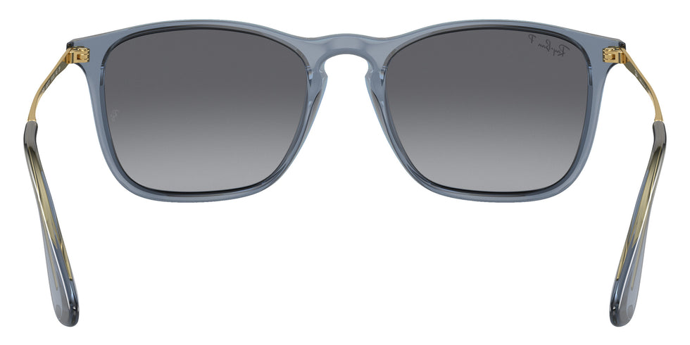Ray-Ban RB4187F Chris 6592T3 54 - Transparent Blue / Gray Polarized #id:rb4187f6592t3_s:100115