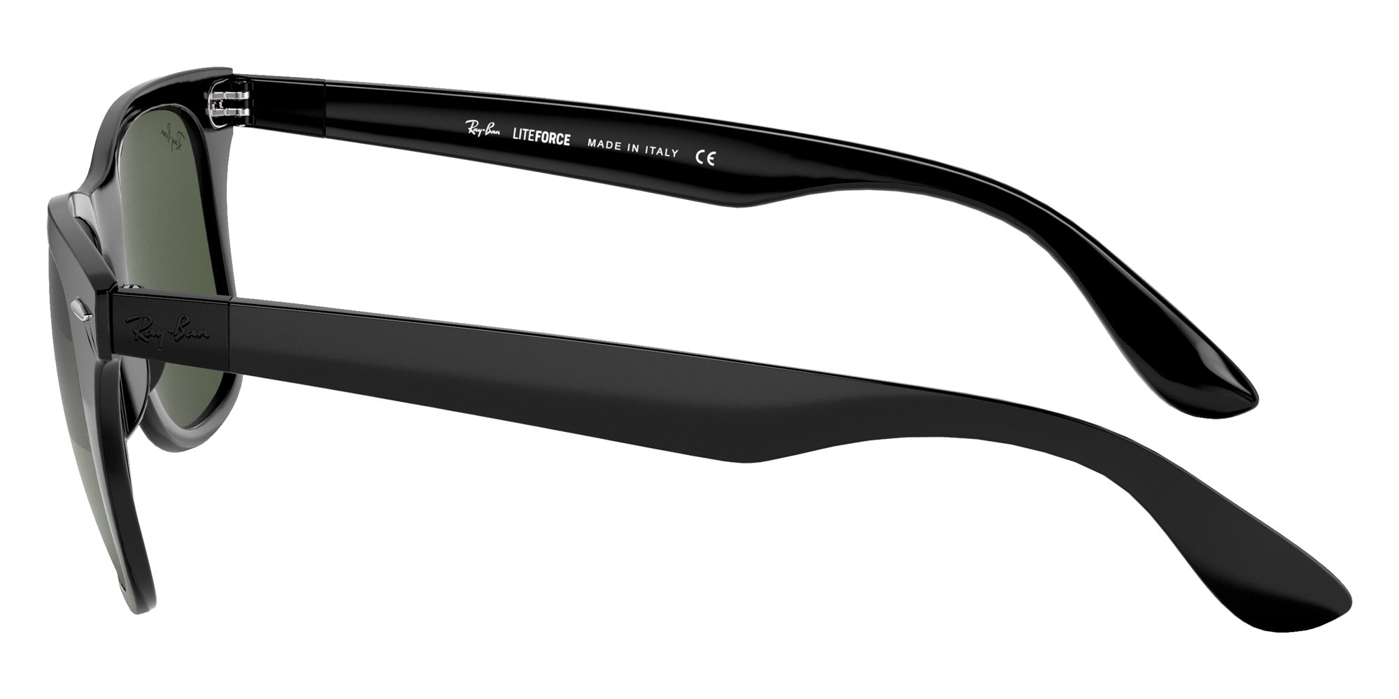 Ray-Ban RB4195 Wayfarer Liteforce 601/71 52 - Black / Green Classic #id:rb419560171_s:100110