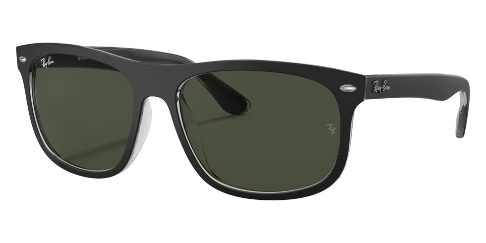 Ray-Ban RB4226 605271 56 - Black on Transparent / Green #id:rb4226605271_s:100105