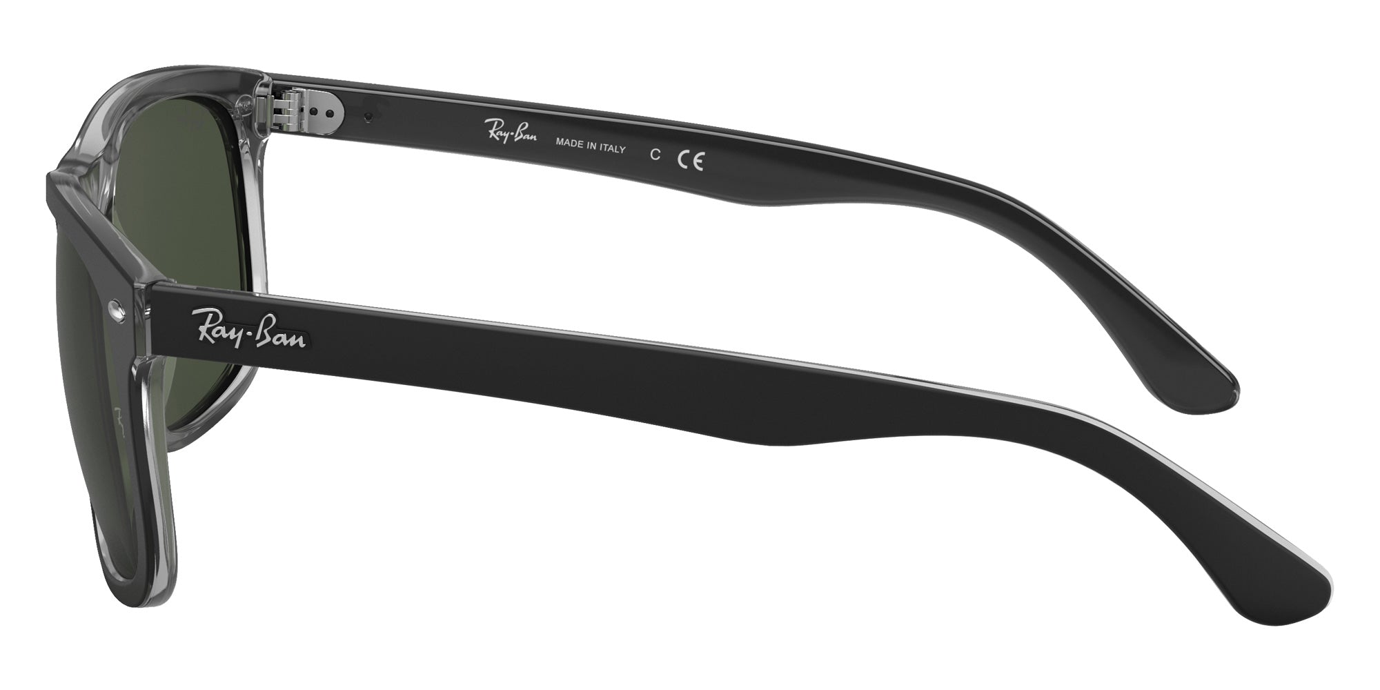 Ray-Ban RB4226 605271 56 - Black on Transparent / Green #id:rb4226605271_s:100110