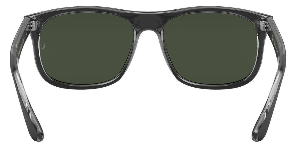 Ray-Ban RB4226 605271 56 - Black on Transparent / Green #id:rb4226605271_s:100115