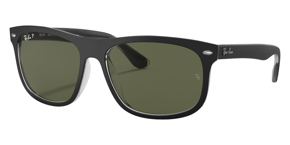 Ray-Ban RB4226 60529A 56 - Black on Transparent / G-15 Green Polarized #id:rb422660529a_s:102105