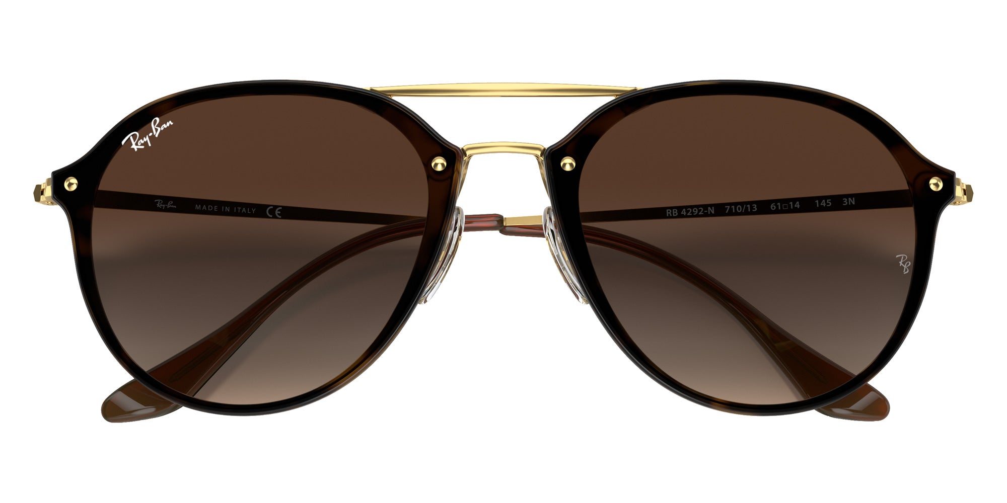 Ray-Ban RB4292N Blaze Double Bridge 710/13 62 - Light Havana / Brown Gradient #id:rb4292n71013_s:100125