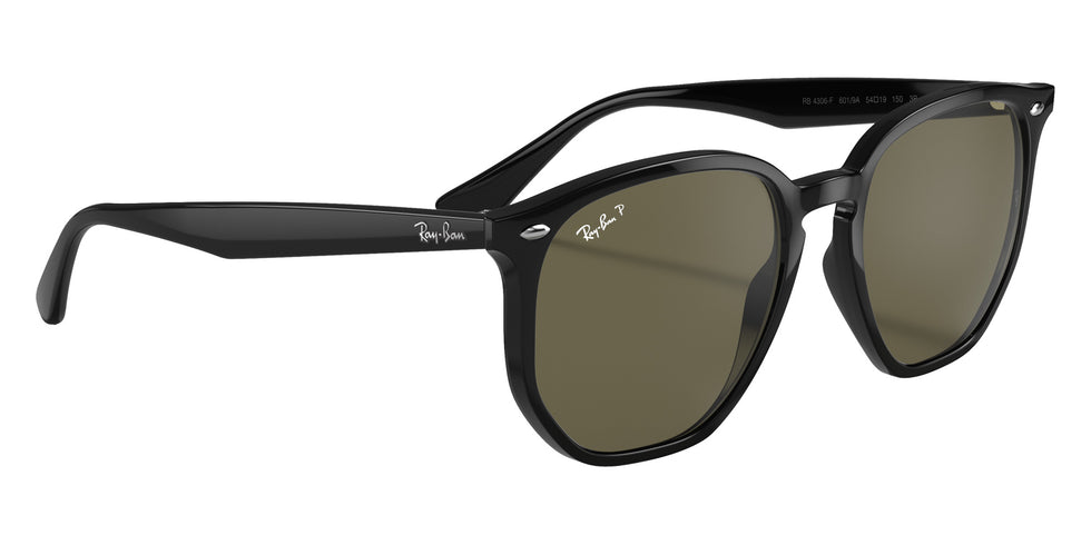 Ray-Ban RB4306F 601/9A 54 - Black / G-15 Green Polarized #id:rb4306f6019a_s:102120