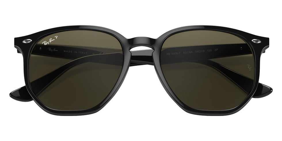 Ray-Ban RB4306F 601/9A 54 - Black / G-15 Green Polarized #id:rb4306f6019a_s:102125