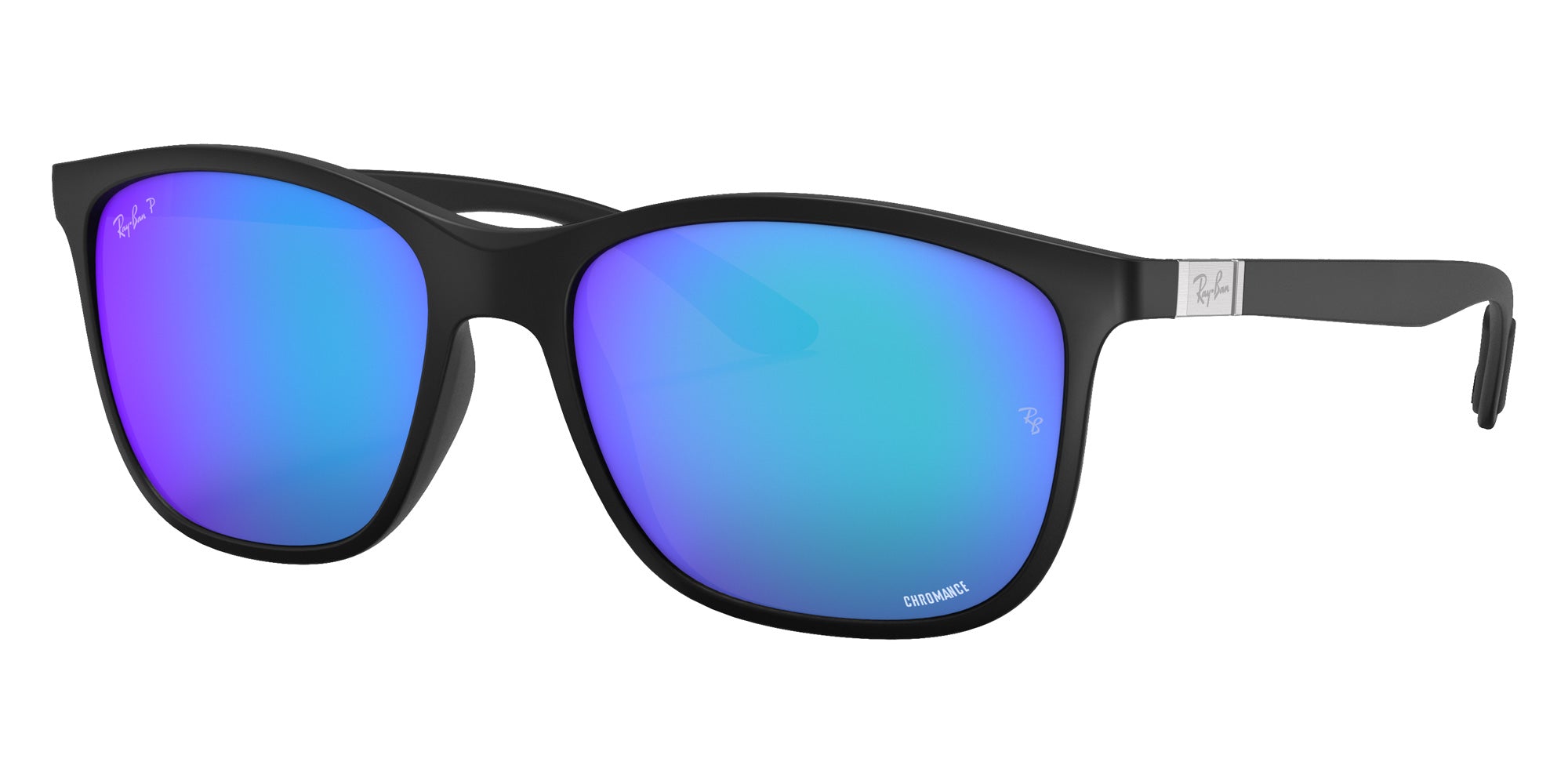 Ray-Ban RB4330CH Chromance 601SA1 56 - Black / Blue Mirrored Polarized #id:rb4330ch601sa1_s:100105