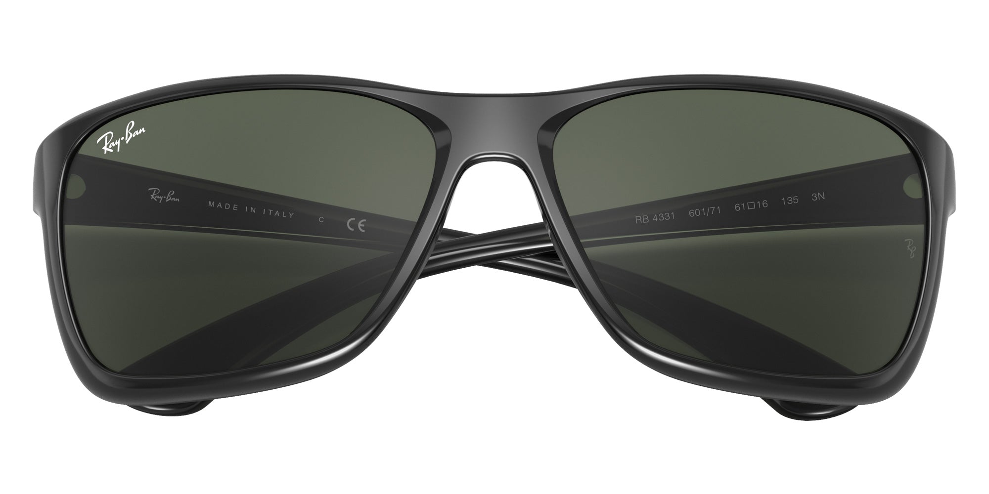 Ray-Ban RB4331 601/71 61 - Black / G-15 Green #id:rb433160171_s:100125