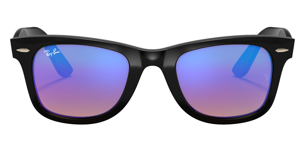 Ray-Ban RB4340 Wayfarer Ease 601/4O 50 - Black / Blue Gradient Flash Mirrored #id:rb43406014o_s:100100