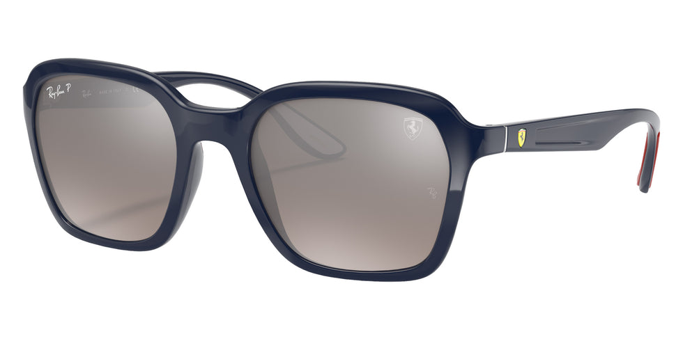 Ray-Ban RB4343M Scuderia Ferrari Collection F6065J 52 - Blue / Silver Polarized+ Mirrored #id:rb4343mf6065j_s:100105
