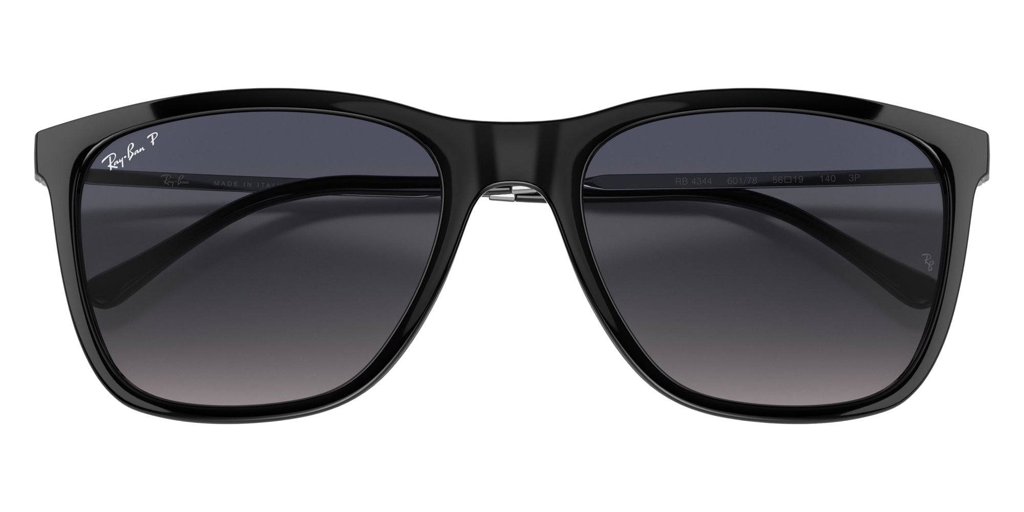 Ray-Ban RB4344 601/78 56 - Black / Blue Gradient Polarized #id:rb434460178_s:100125