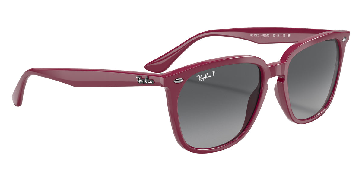 Ray-Ban RB4362 6383T3 55 - Bordeaux / Polarized Gray Gradient #id:rb43626383t3_s:102120
