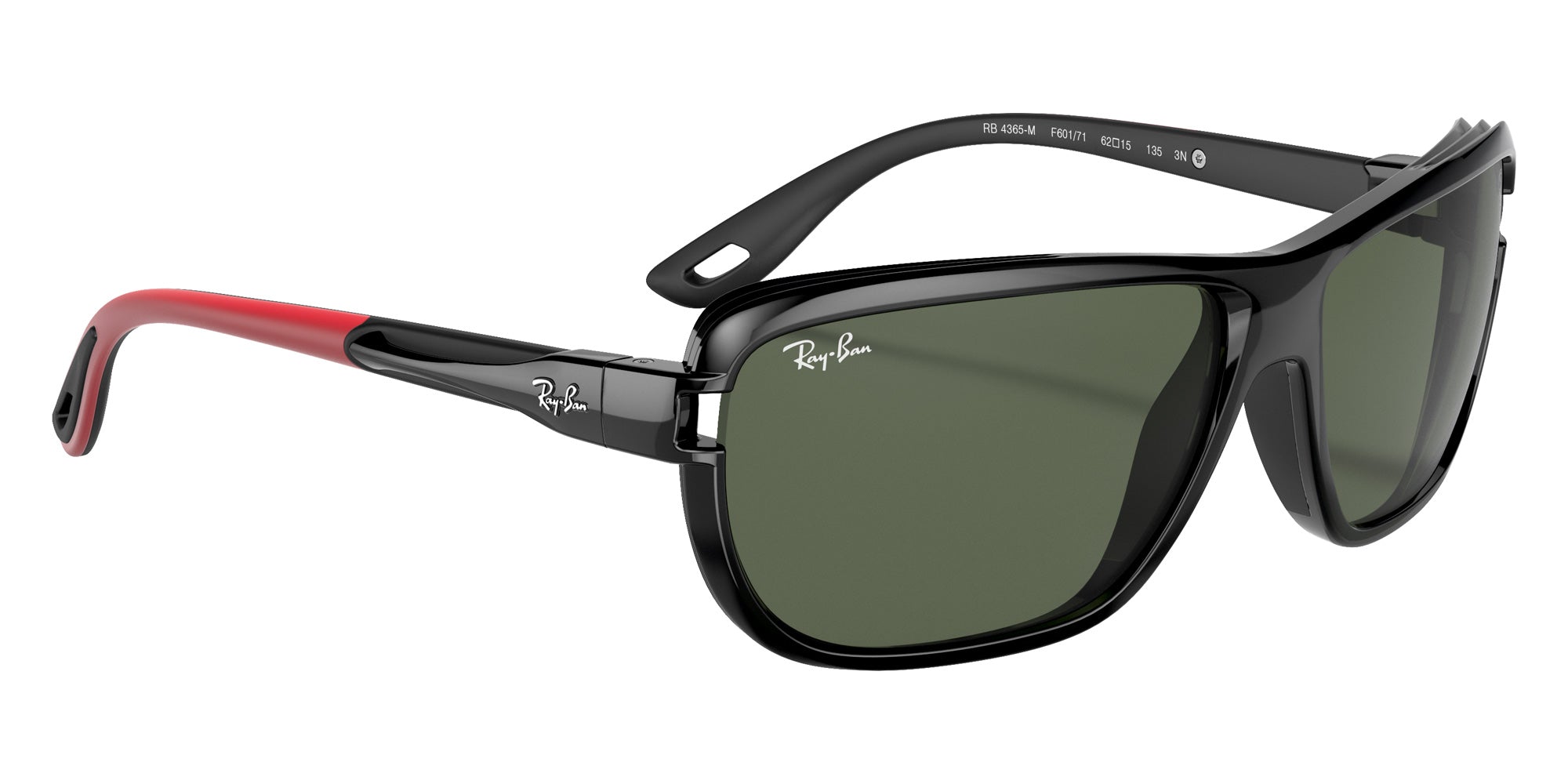 Ray-Ban RB4365M Scuderia Ferrari F60171 62 - Black / G-15 Green #id:rb4365mf60171_s:100120