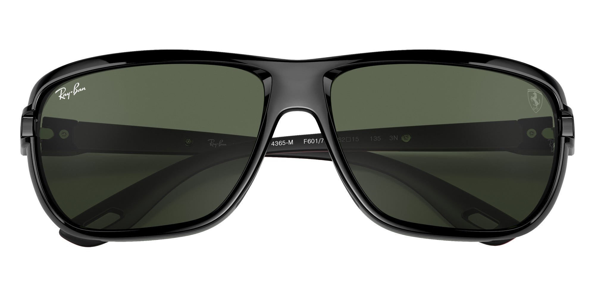 Ray-Ban RB4365M Scuderia Ferrari F60171 62 - Black / G-15 Green #id:rb4365mf60171_s:100125