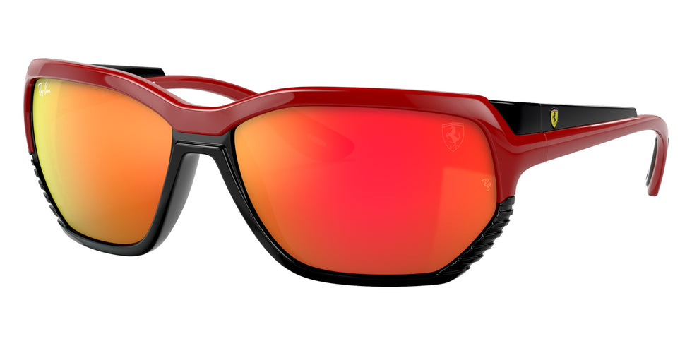 Ray-Ban RB4366M Scuderia Ferrari F6236Q 61 - Red / Red Mirrored #id:rb4366mf6236q_s:100105