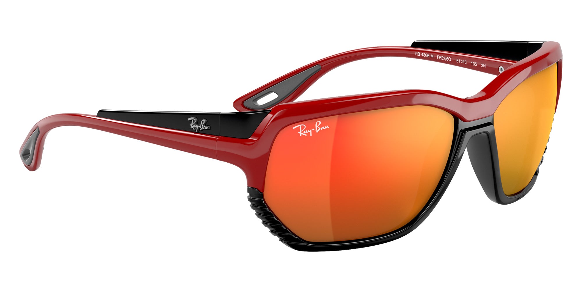 Ray-Ban RB4366M Scuderia Ferrari F6236Q 61 - Red / Red Mirrored #id:rb4366mf6236q_s:100120