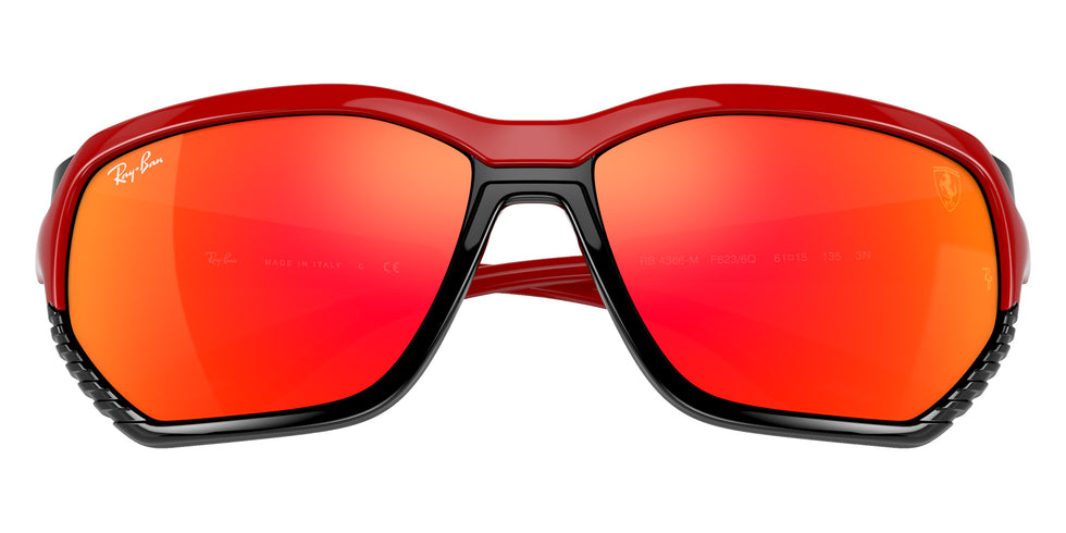 Ray-Ban RB4366M Scuderia Ferrari F6236Q 61 - Red / Red Mirrored #id:rb4366mf6236q_s:100125