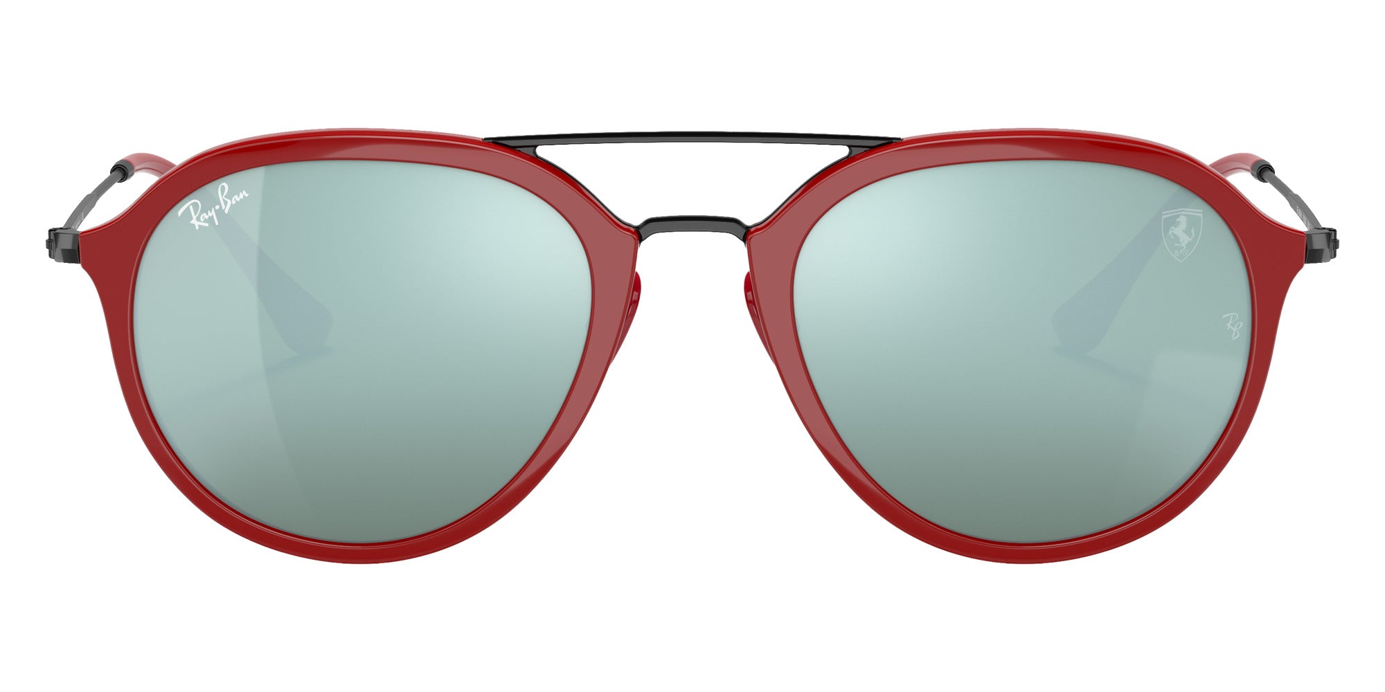 Ray-Ban RB4369M Scuderia Ferrari F62330 53 - Red / Silver Flash Mirrored #id:rb4369mf62330_s:100100