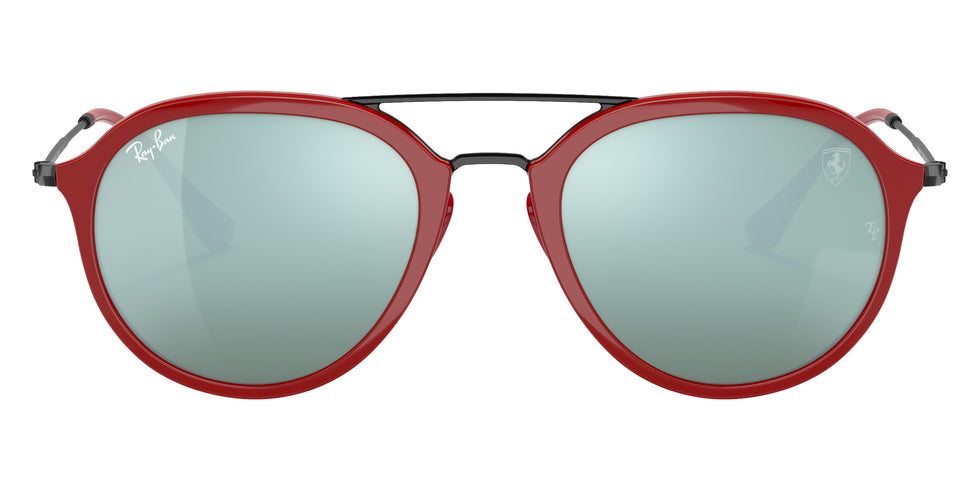 Ray-Ban RB4369M Scuderia Ferrari F62330 53 - Red / Silver Flash Mirrored #id:rb4369mf62330_s:100100