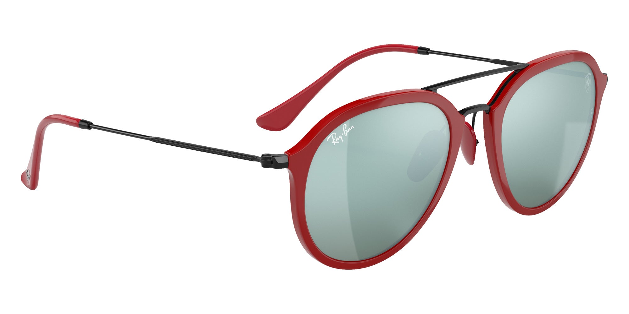 Ray-Ban RB4369M Scuderia Ferrari F62330 53 - Red / Silver Flash Mirrored #id:rb4369mf62330_s:100120