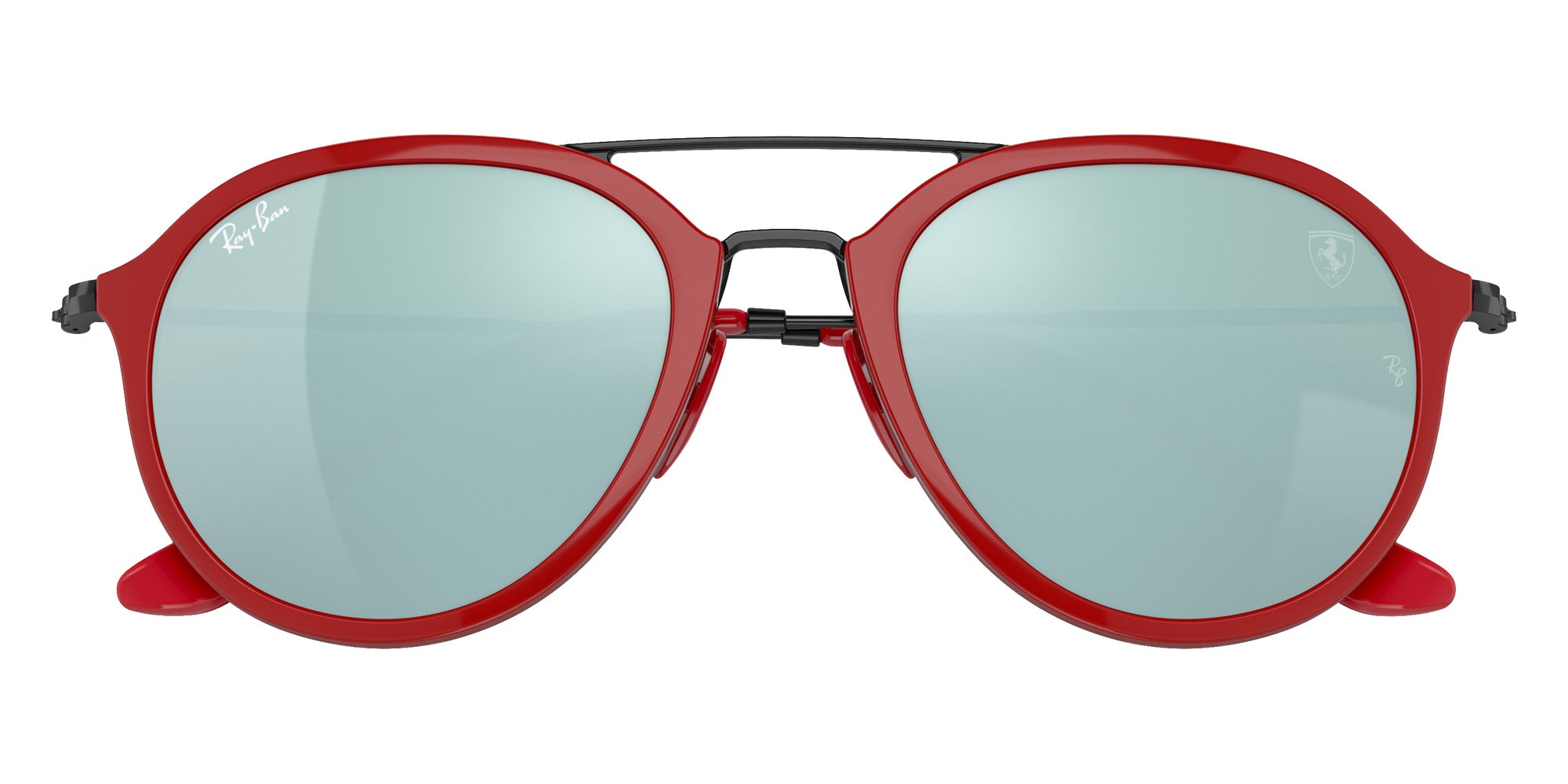Ray-Ban RB4369M Scuderia Ferrari F62330 53 - Red / Silver Flash Mirrored #id:rb4369mf62330_s:100125