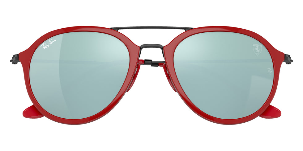 Ray-Ban RB4369M Scuderia Ferrari F62330 53 - Red / Silver Flash Mirrored #id:rb4369mf62330_s:100125