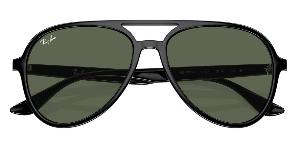 Ray-Ban RB4376F 601/71 57 - Black / Dark Green #id:rb4376f60171_s:100125