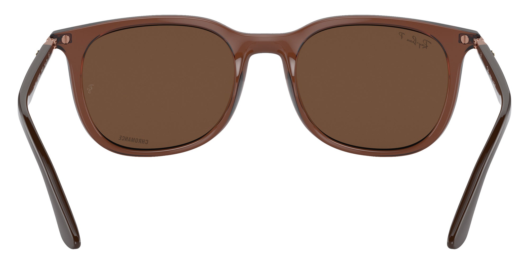 Ray-Ban RB4386F 6652AN 55 - Transparent Brown / Brown Polarized+ #id:rb4386f6652an_s:100115