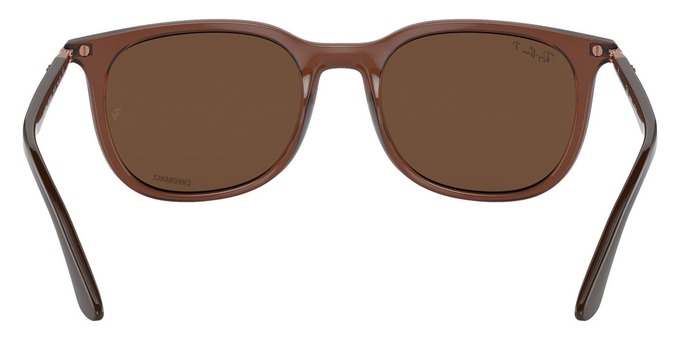 Ray-Ban RB4386F 6652AN 55 - Transparent Brown / Brown Polarized+ #id:rb4386f6652an_s:100115