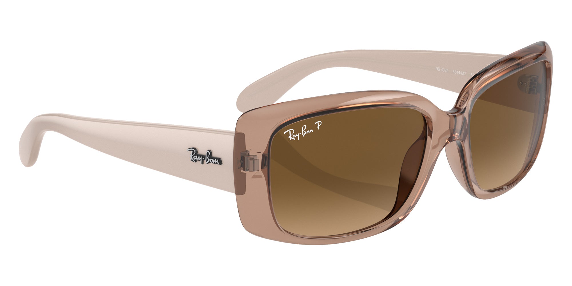 Ray-Ban RB4389 6644M2 55 - Transparent Brown #id:rb43896644m2_s:100125