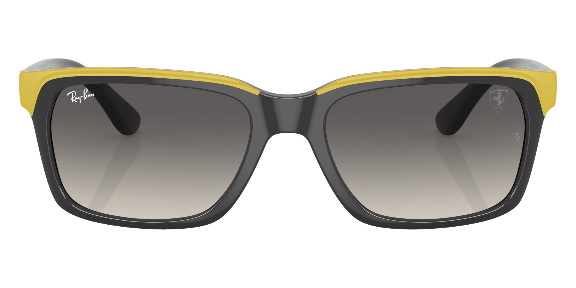 Ray-Ban RB4393M Scuderia Ferrari F62411 56 - Gray on Yellow / Gray #id:rb4393mf62411_s:100100