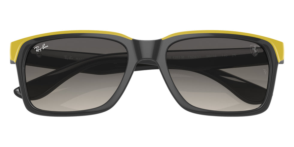 Ray-Ban RB4393M Scuderia Ferrari F62411 56 - Gray on Yellow / Gray #id:rb4393mf62411_s:100120