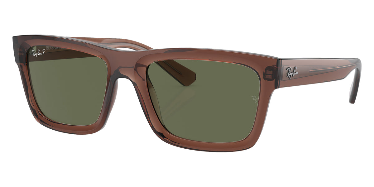 Ray-Ban RB4396F Warren 66789A 57 - Transparent Brown / Dark Green Polarized #id:rb4396f66789a_s:102105