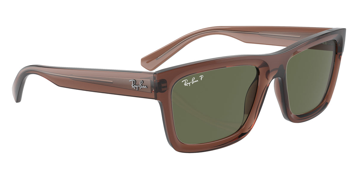 Ray-Ban RB4396F Warren 66789A 57 - Transparent Brown / Dark Green Polarized #id:rb4396f66789a_s:102120