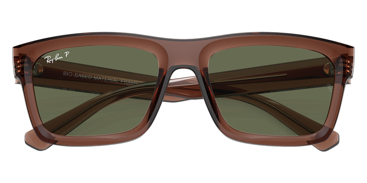 Ray-Ban RB4396F Warren 66789A 57 - Transparent Brown / Dark Green Polarized #id:rb4396f66789a_s:102125