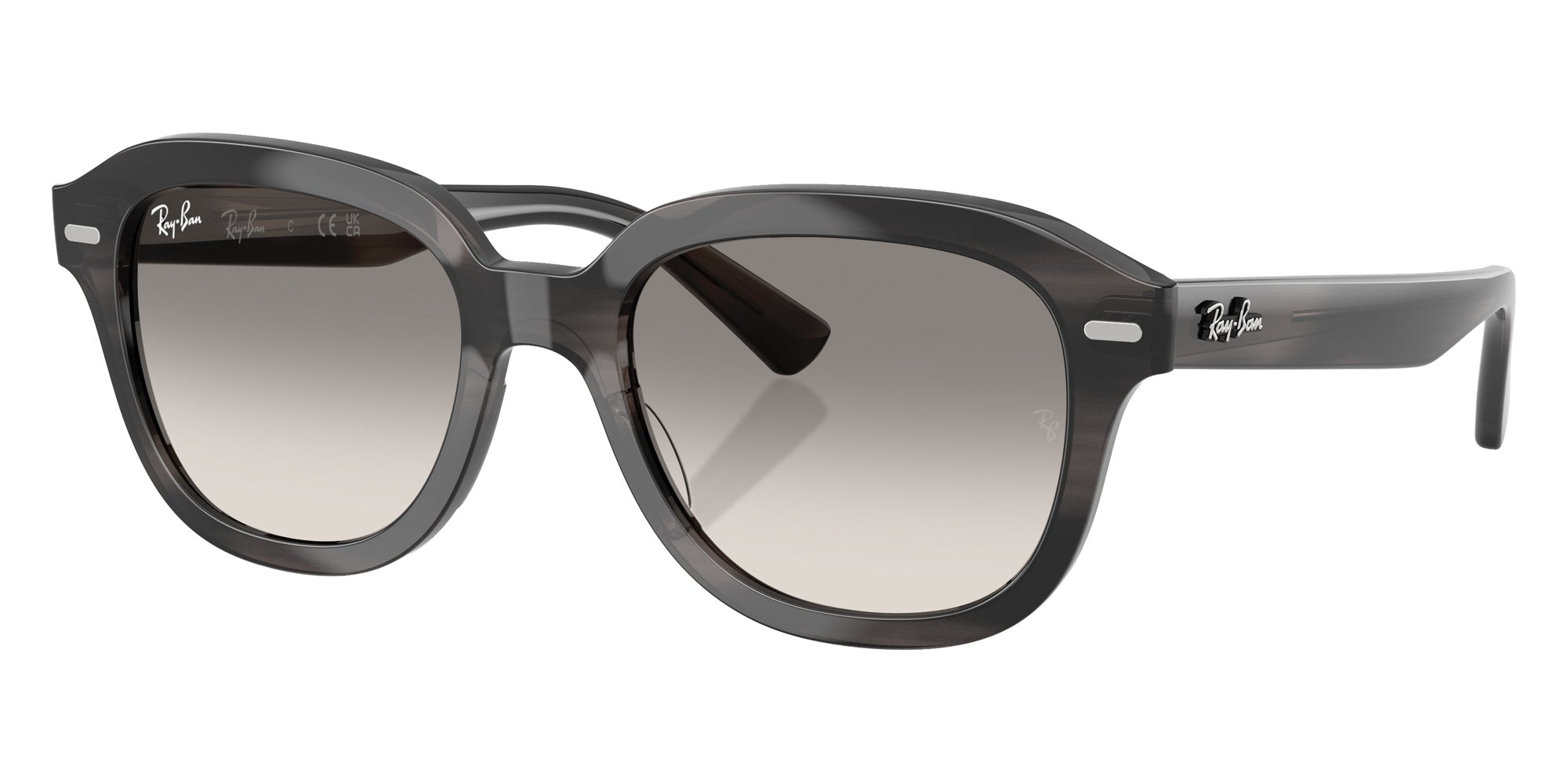 Ray-Ban RB4398F Erik 140432 53 - Striped Gray #id:rb4398f140432_s:100105