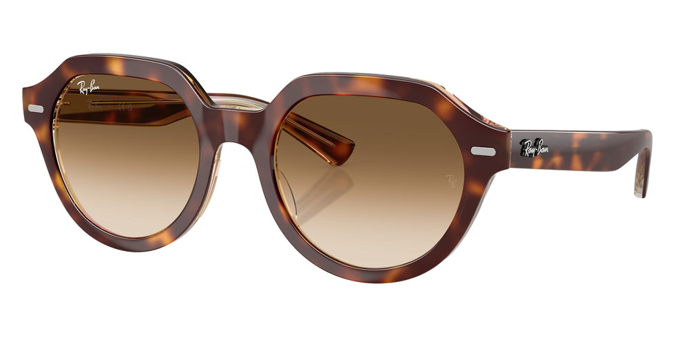 Ray-Ban RB4399 Gina 141451 51 - Light Havana on Multicolor / Clear Gradient Brown #id:rb4399141451_s:100105