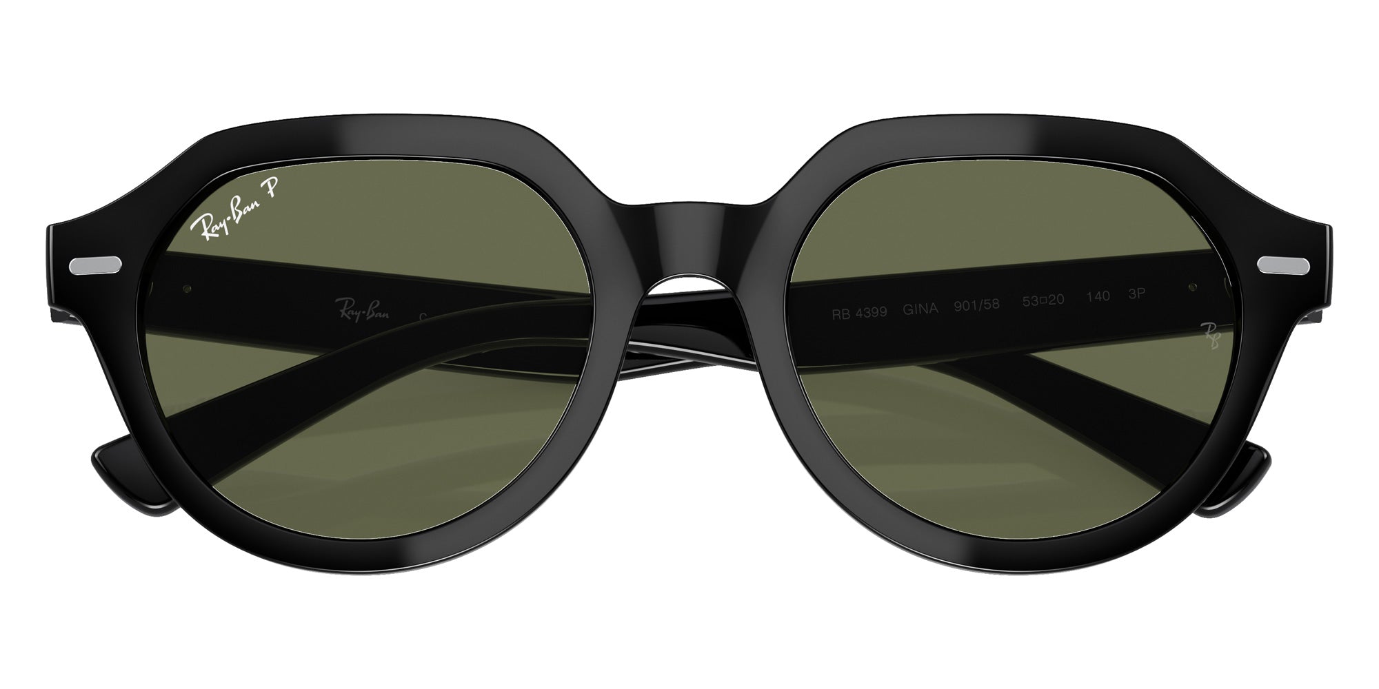 Ray-Ban RB4399 Gina 901/58 51 - Black / Green Polarized #id:rb439990158_s:102125