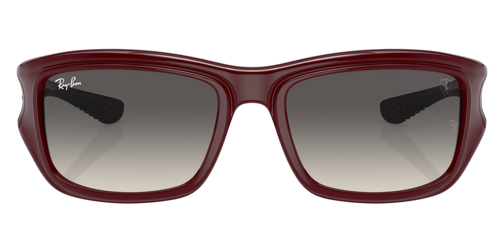 Ray-Ban RB4405M Scuderia Ferrari F68111 59 - Dark Red on Black / Gray #id:rb4405mf68111_s:100100