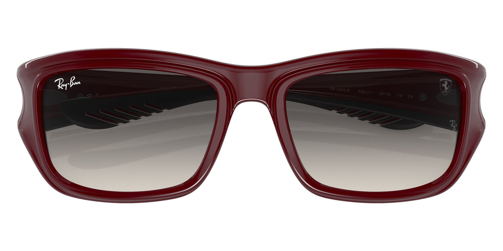 Ray-Ban RB4405M Scuderia Ferrari F68111 59 - Dark Red on Black / Gray #id:rb4405mf68111_s:100125
